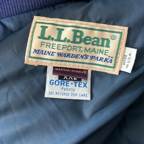 VINTAGE L.L. Bean Maine Wardens ParkaXXL Gore-Tex XXL